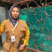 Kader JKN, Tatu Nurhayati, saat foto didepan rumahnya di Perum GCD, Kalitimbang, Cibeber, Kota Cilegon, Selasa (24/9).  / RULIE SATRIA