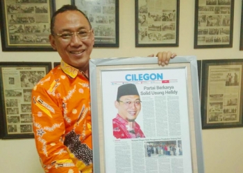 Ketua Dewan Pimpinan Wilayah (DPW) Partai Berkarya Banten, Helldy Agustian / RULIE SATRIA