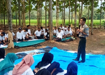 BPBD Kabupaten Serang, melakukan sosialisasi Management Bencana.
