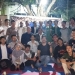 Pengurus dan anggota Dewan Energi Mahasiswa (DEM) Serang Raya berfoto bersama usai deklarasi, di Padepokan Kupi, Kaloran, Kota Serang