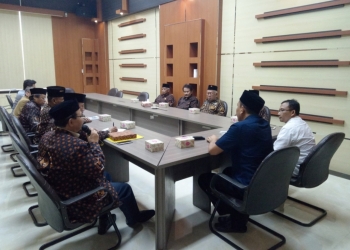 Dewan Harian Daerah (DHD)’45 menggelar audiensi dengan DPRD Kota Serang, Senin (21/10/2019). Dalam tuntutannya, DHD'45 meminta agar Gedung Juang tidak dialih fungsikan.