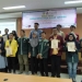 Para peserta lomba karya tulis ilmiah (LKTI) tingkat nasional berfoto bersama disela-sela acara History Fair yang digelar Himadira Untirta, Jumat (25/10/2019)