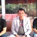 Tokoh Cilegon Iye Iman Rohiman (tengah), bersama Ketua Tim Dulur Haji Iye, Agus Fauzi (kiri), Juru bicara Dulur Haji Iye, Fadli Kristiandi (kanan) saat memberikan keterangan kepada awak media, Rabu (9/10).
LUKMAN HAPIDIN/BANTEN POS