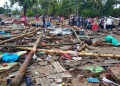 Pasca peristiwa bencana tsunami yang terjadi di Banten / ISTIMEWA