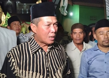 Walikota Serang, Syafrudin, saat menghadiri tasyakuran Masjid Al-Ittihadul Athar, Sabtu (2/10).