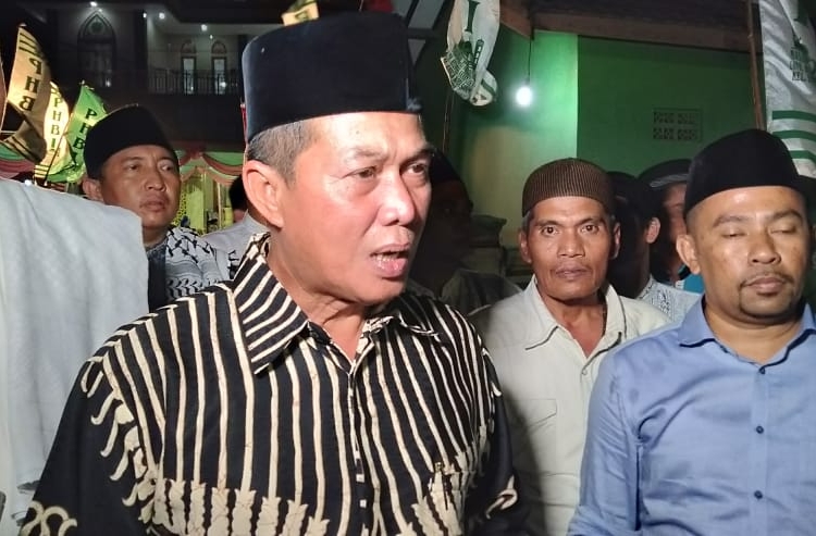 Walikota Serang, Syafrudin, saat menghadiri tasyakuran Masjid Al-Ittihadul Athar, Sabtu (2/10).