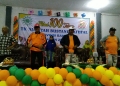 Walikota Serang Syafrudin bersama Sekretaris Dinas Pendidikan Nursalim dan Pengurus PWA Banten saat mengikuti senam bersama, Sabtu (2/10).