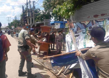 Penertiban PKL Untirta Ciwaru