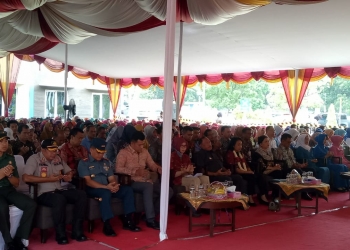 Menteri Pemberdayaan Perempuan dan Perlindungan Anak (PPPA) I Gusti Ayu Bintang Darmawati meresmikan Rumah Perlindungan Pekerja Perempuan (RP3) di Kawasan Industri Krakatau Industrial Estate Cilegon (KIEC), Selasa (10/12). LUKMAN HAPIDIN/BANTEN POS