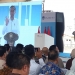 Presiden RI Jokowi, saat meresmikan pabrik baru PT Chandra Asri Petrochemical Tbk di Cilegon, Jumat (6/12). LUKMAN HAPIDIN/BANTEN POS