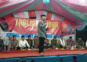 Acara lepas sambut Mapolsek Bayah dari Kapolsek lama AKP Tatang Warsita kepada Kapolsek baru AKP Yogi Roozandi bertempat di terminal Bayah, Kamis (27/02).