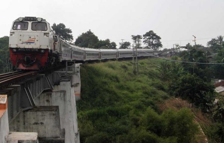 Ilustrasi jalur kereta api.