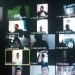 Suasana dzikir daring melalui konferensi video yang dilakukan oleh PW Rijalul Ansor Banten, Selasa (14/4).