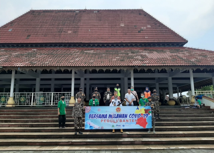 Ansor, BIN dan Pihak Swasta Kerja Sama Semprotkan Disinfektan