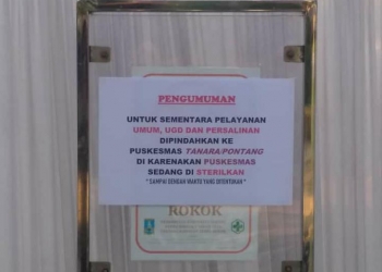 Akibat dari tidak jujurnya pasien positif, menyebabkan puskesmas Tirtayasa harus menutup pelayanan selama seminggu.