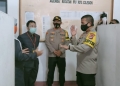 Kepala Kepolisian Daerah (Kapolda) Banten Irjen Pol Fiandar berkunjung ke kantor Komisi Pemilihan Umum (KPU) Kota Cilegon guna memastikan kesiapan para personel dan kesiapan petugas penyelenggara dalam pendaftaran bakal calon Walikota dan Wakil Walikota Cilegon, Jumat (4/9).