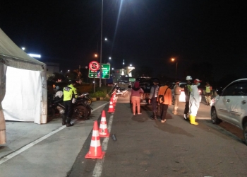 Posko PSBB Gerbang Tol Serang Timur dan Serang Barat Beroperasi