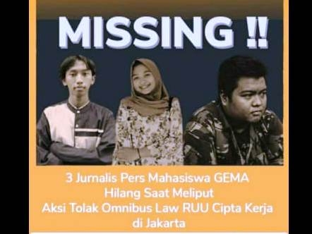 Jurnalis Mahasiswa Hilang, Jurnalis Suara.com Diintimidasi