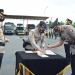 Saat sertijab, Kapolres Serang Ingatkan Prokes
