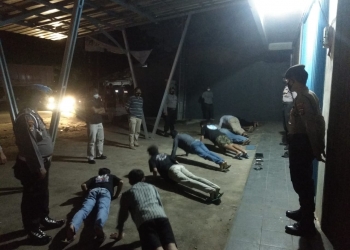Pastikan Tempat Hiburan Malam Tutup, Polres Serang malah Temukan Remaja yang Berkerumun