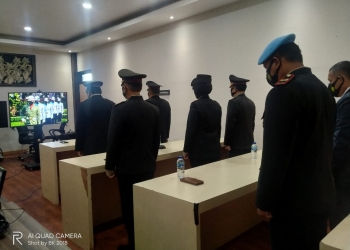 Kapolres Serang dan PJU Gelar Harlah Pancasila Secara Virtual