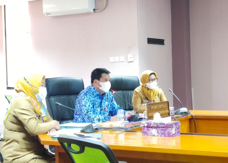 Secara Virtual,  KI Provinsi Banten dan Pemkab Tangerang Gelar Monev