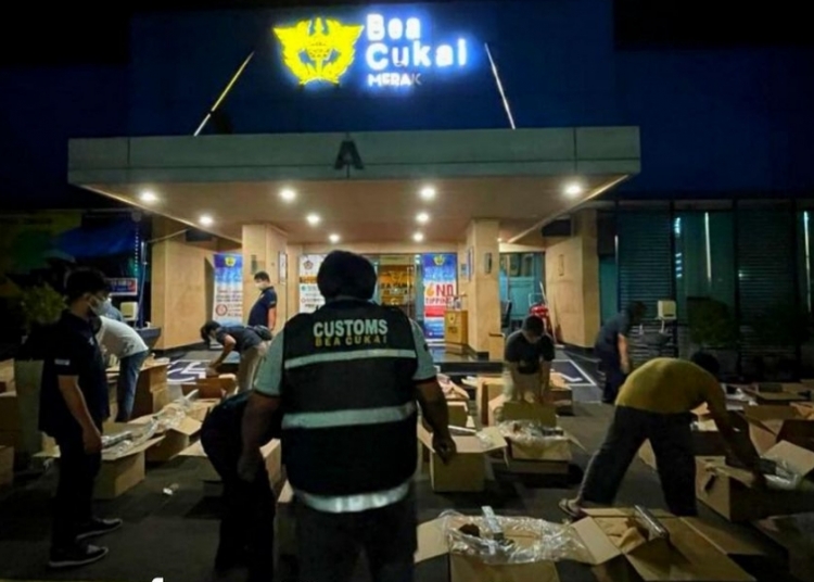 Bea Cukai Merak Tertutup, Jutaan Rokok Ilegal Diamankan