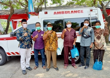 Program dukung penanggulangan pandemi Covid-19 oleh Kelurahan Pasuluhan, Kecamatan Walantaka, Kota Serang.