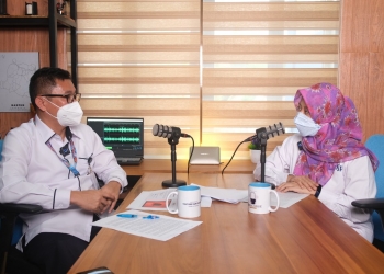 Kepala Biro Umum KPK, Yonathan Demme Tangdilintin, dalam podcast Hari Anti Korupsi Sedunia (Hakordia) tahun 2021 di Kanwil DJP Banten, Kamis (9/12).