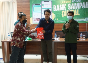 Anggota DPRD Kota Serang Komisi II, Nur Agis Aulia, yang juga merupakan salah satu pendiri BSD dalam kegiatan peluncuran aplikasi BSD di salah satu hotel di Kota Serang, Kamis (16/12).