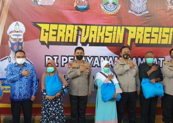 Cegah Penyebaran Virus Covid-19, Ditlantas Gelar Vaksinasi Presisi