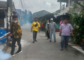 Penyemprotan fogging. ISTIMEWA