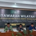Empat kandidat ketua PW MA Banten saat menyampaikan hasil musyawarah mufakat.