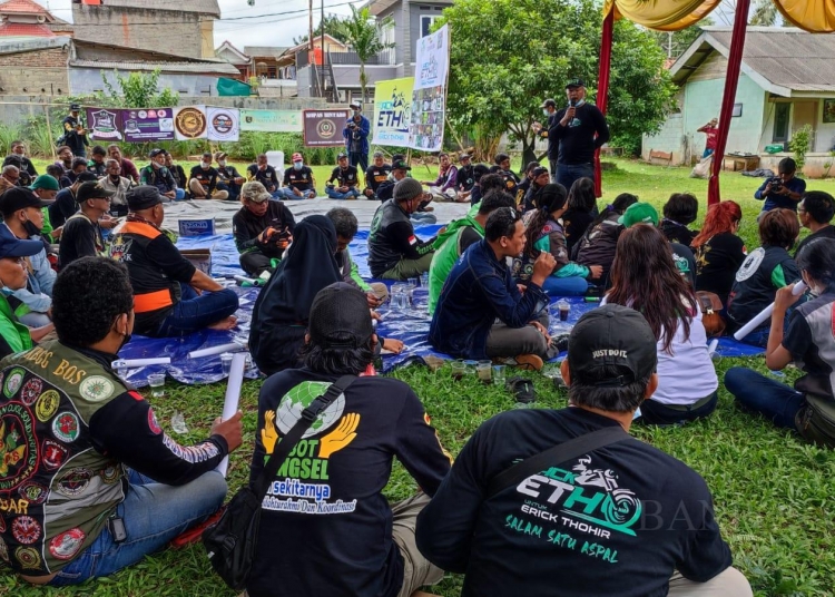 Ratusan Tukang Ojek se-Jabodetabek Deklarasi Minta Erick Thohir Maju Jadi Capres di 2024