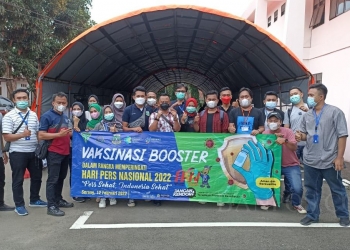 Wartawan Kejaksaan Gelar Vaksin Booster, Dorong Percepatan Herd Immunity