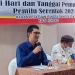 Sosialisasi pelaksanaan Pemilihan Umum (Pemilu) 2024 mendatang oleh Badan Kesatuan Bangsa dan Politik (Kesbangpol) dan Komisi Pemilihan Umum (KPU) Kota Serang, di Hotel Flamengo, Kota Serang, Rabu (16/2).
