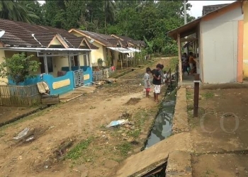 Kondisi Huntap Kampung Spen, Desa Banyumekar, Kecamatan Labuan.