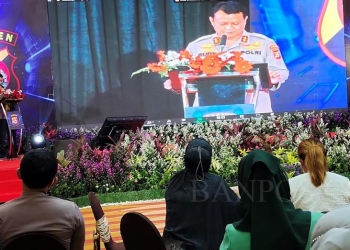 Polda Banten launching program Lancar Ambulanku, Selamat Pasienku yang diklaim sebagai salah satu program pertama di seluruh Indonesia. Program tersebut diluncurkan Ditlantas Polda Banten dilaunching langsung oleh Kapolda Banten Irjen Pol Rudy Heriyanto di The Royale Krakatau Cilegon, Rabu (2/2). LUKMAN HAPIDIN/BANTEN POS