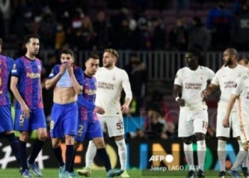 Duel Barcelona Vs Galatasaray di Liga Europa.