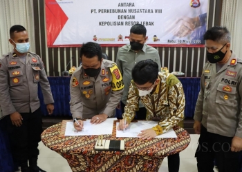 Polres Lebak MoU dengan PTPN VIII