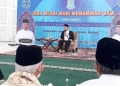 Isra Mi’raj. Pemkot Tangsel menggelar Isra Mi’raj Nabi Muhammad SAW di Masjid Al I’tishom yang disi oleh Abuya Dr Arrazy Hasyim, Senin (7/3).