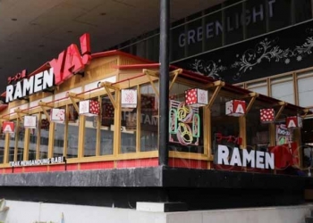 Outlet RamenYa yang ada di MoS Kota Serang..