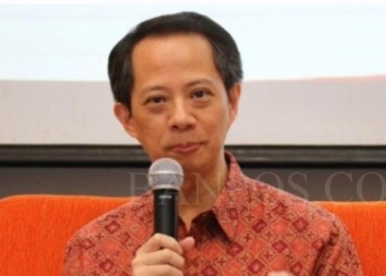 Dubes RI untuk Ukraina Ghafur Dharmaputra. (Foto Twitter/Kemenkominfo)