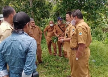 Dinas Perkim Lebak Survey Rencana Relokasi Terdampak Pergeseran Tanah di Cihuni