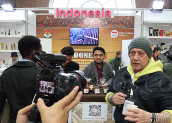 Pameran kopi Coffex Istanbul di Halic Congress Center, 17-20 Maret 2022. (Foto KJRI Istanbul)