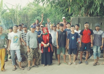 Kegiatan pembangunan sarana dan prasarana di Kelurahan Kaligandu, Kota Serang, beberapa waktu lalu.