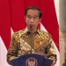 Presiden Joko Widodo dalam Peringatan 20 Tahun Gerakan Anti Pencucian Uang dan Pencegahan Pendanaan Terorisme (APU PPT) di Istana Negara, Jakarta, kemarin.