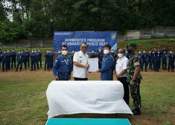 ISTIMEWA
Penutupan Krakatau Posco Apprentice Program 2022 yang digelar di Gedung HRDC Krakatau Posco, Rabu (8/6/2022).