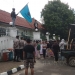 Aliansi Masyarakat Lebak Melawan saat melakukan aksi demo di depan gedung DPRD Lebak.