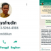 Tangkapan layar pesan WhatsApp dari seseorang yang mengaku Walikota Serang Syafrudin.